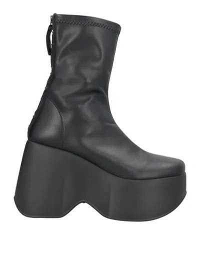 Vic Matie Vic Matiē Woman Ankle Boots Black Size 6 Textile Fibers