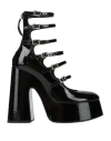 Vic Matie Vic Matiē Woman Ankle Boots Black Size 7 Leather In Black