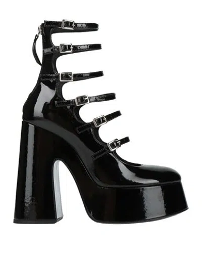 Vic Matie Vic Matiē Woman Ankle Boots Black Size 7 Leather