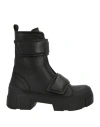 Vic Matie Vic Matiē Woman Ankle Boots Black Size 7 Leather In Black