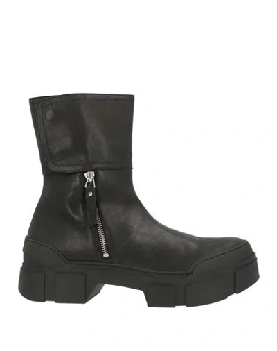 Vic Matie Vic Matiē Woman Ankle Boots Black Size 7 Leather