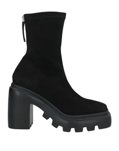 Vic Matie Vic Matiē Woman Ankle Boots Black Size 7 Leather