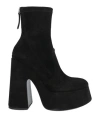 VIC MATIE VIC MATIĒ WOMAN ANKLE BOOTS BLACK SIZE 8 LEATHER