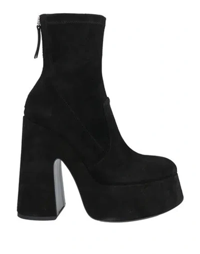 Vic Matie Vic Matiē Woman Ankle Boots Black Size 8 Leather