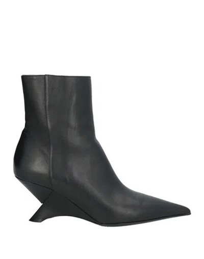 Vic Matie Vic Matiē Woman Ankle Boots Black Size 7 Leather