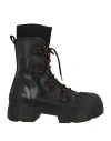 Vic Matie Vic Matiē Woman Ankle Boots Black Size 7 Textile Fibers