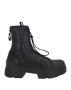 Vic Matie Vic Matiē Woman Ankle Boots Black Size 7 Textile Fibers In Black