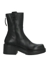 Vic Matie Vic Matiē Woman Ankle Boots Black Size 7.5 Leather In Black