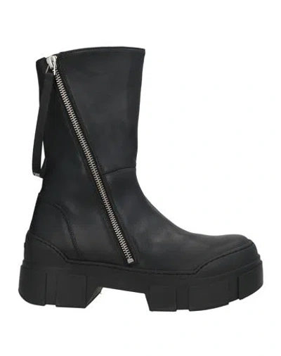 Vic Matie Vic Matiē Woman Ankle Boots Black Size 8 Leather