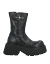 Vic Matie Vic Matiē Woman Ankle Boots Black Size 8 Leather