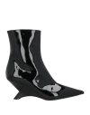 VIC MATIE VIC MATIĒ WOMAN ANKLE BOOTS BLACK SIZE 7 LEATHER