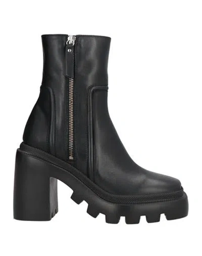 Vic Matie Vic Matiē Woman Ankle Boots Black Size 8 Leather