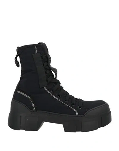Vic Matie Vic Matiē Woman Ankle Boots Black Size 8 Textile Fibers