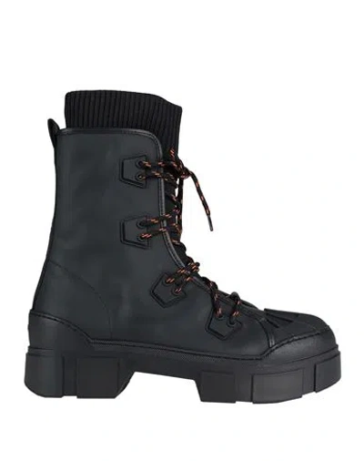 Vic Matie Vic Matiē Woman Ankle Boots Black Size 8 Textile Fibers
