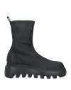 Vic Matie Vic Matiē Woman Ankle Boots Black Size 8 Textile Fibers In Black