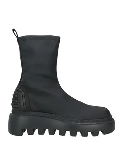 Vic Matie Vic Matiē Woman Ankle Boots Black Size 8 Textile Fibers