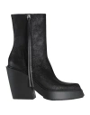 Vic Matie Vic Matiē Woman Ankle Boots Black Size 9 Leather In Black