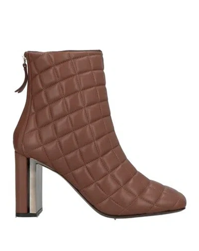 Vic Matie Vic Matiē Woman Ankle Boots Brown Size 8 Leather