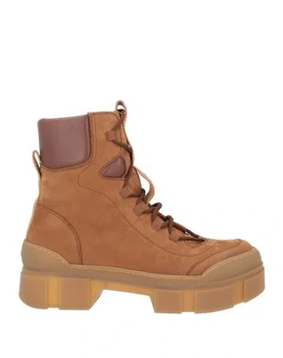 Vic Matie Vic Matiē Woman Ankle Boots Light Brown Size 8.5 Leather