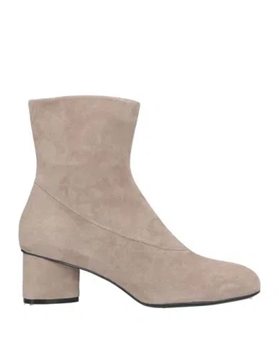 Vic Matie Vic Matiē Woman Ankle Boots Light Grey Size 6 Leather