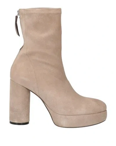 Vic Matie Vic Matiē Woman Ankle Boots Light Grey Size 8 Leather