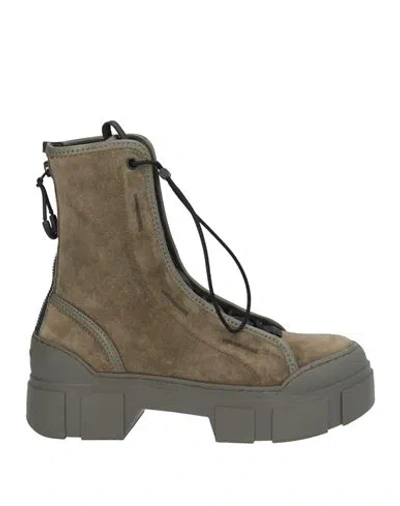 Vic Matie Vic Matiē Woman Ankle Boots Military Green Size 7 Leather