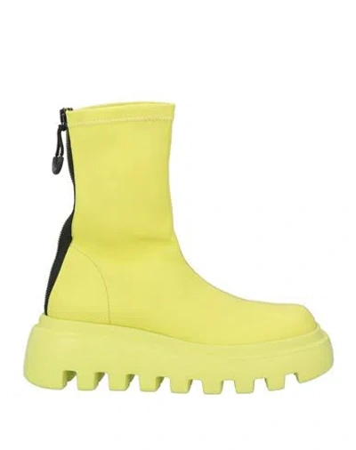 Vic Matie Vic Matiē Woman Ankle Boots Yellow Size 7 Leather