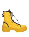 Vic Matie Vic Matiē Woman Ankle Boots Yellow Size 9 Textile Fibers