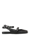 Vic Matie Vic Matiē Woman Ballet Flats Black Size 7 Leather In Black