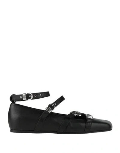 Vic Matie Vic Matiē Woman Ballet Flats Black Size 7 Leather
