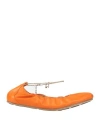 Vic Matie Vic Matiē Woman Ballet Flats Orange Size 7 Soft Leather