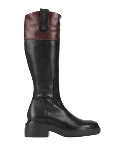 Vic Matie Vic Matiē Woman Boot Black Size 7 Soft Leather In Dark Brown