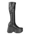 Vic Matie Vic Matiē Woman Boot Black Size 11 Textile Fibers In Black