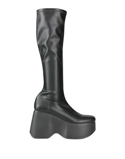 Vic Matie Vic Matiē Woman Boot Black Size 11 Textile Fibers