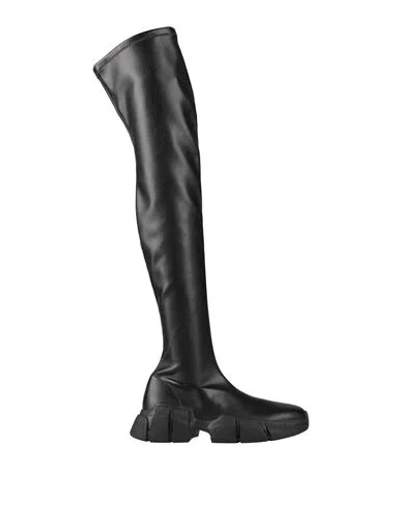 Vic Matie Vic Matiē Woman Boot Black Size 8 Textile Fibers