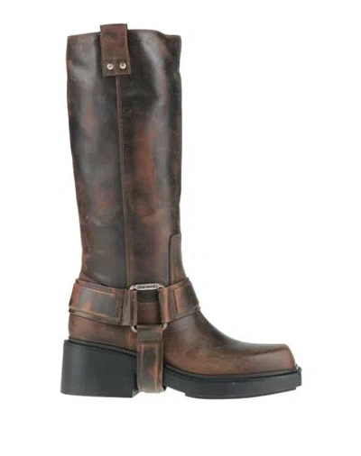 Vic Matie Vic Matiē Woman Boot Brown Size 8 Leather