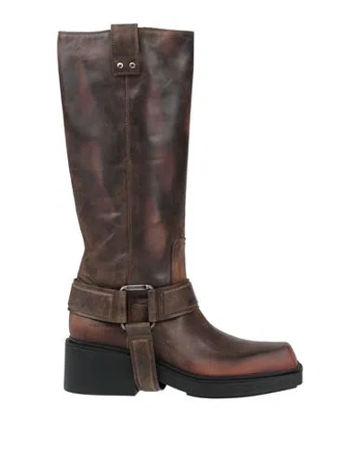 Vic Matie Vic Matiē Woman Boot Dark Brown Size 10 Leather