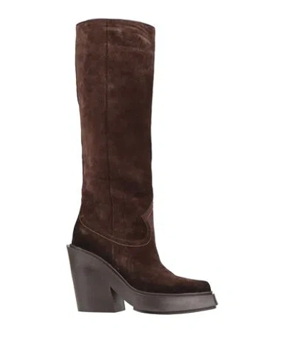 Vic Matie Vic Matiē Woman Boot Dark Brown Size 7 Leather
