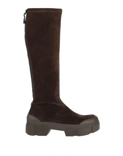 Vic Matie Vic Matiē Woman Boot Dark Brown Size 6 Leather