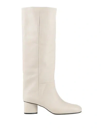 Vic Matie Vic Matiē Woman Boot Ivory Size 9 Leather In White
