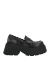 Vic Matie Vic Matiē Woman Loafers Black Size 8 Leather