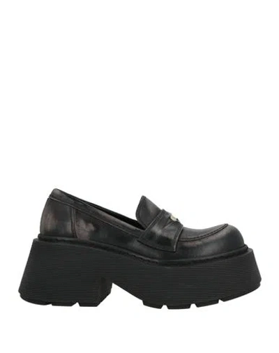Vic Matie Vic Matiē Woman Loafers Black Size 8 Leather