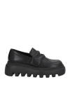 Vic Matie Vic Matiē Woman Loafers Black Size 8 Soft Leather In Black