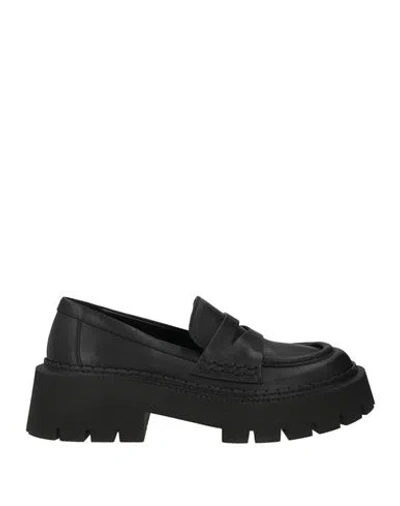 Vic Matie Vic Matiē Woman Loafers Black Size 9 Leather