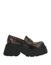 Vic Matie Vic Matiē Woman Loafers Dark Brown Size 9 Leather