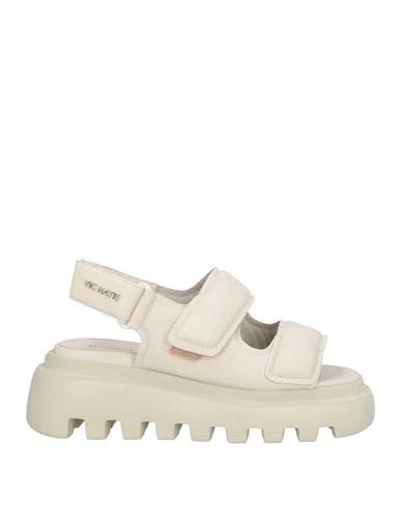Vic Matie Vic Matiē Woman Sandals Beige Size 6 Leather