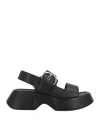 Vic Matie Vic Matiē Woman Sandals Black Size 11 Leather