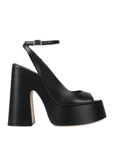 Vic Matie Sandals In Black