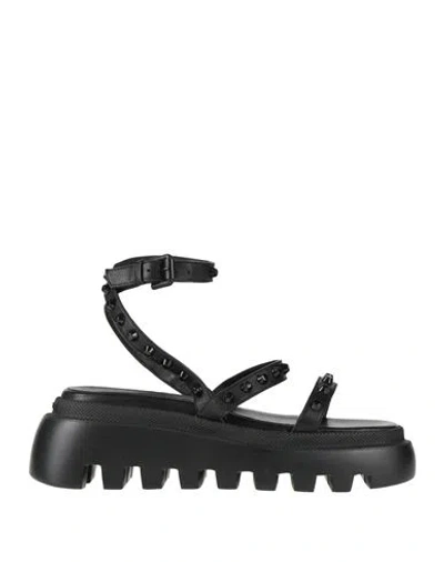 Vic Matie Vic Matiē Woman Sandals Black Size 11 Leather