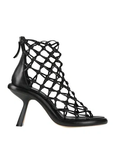 Vic Matie Vic Matiē Woman Sandals Black Size 7.5 Textile Fibers